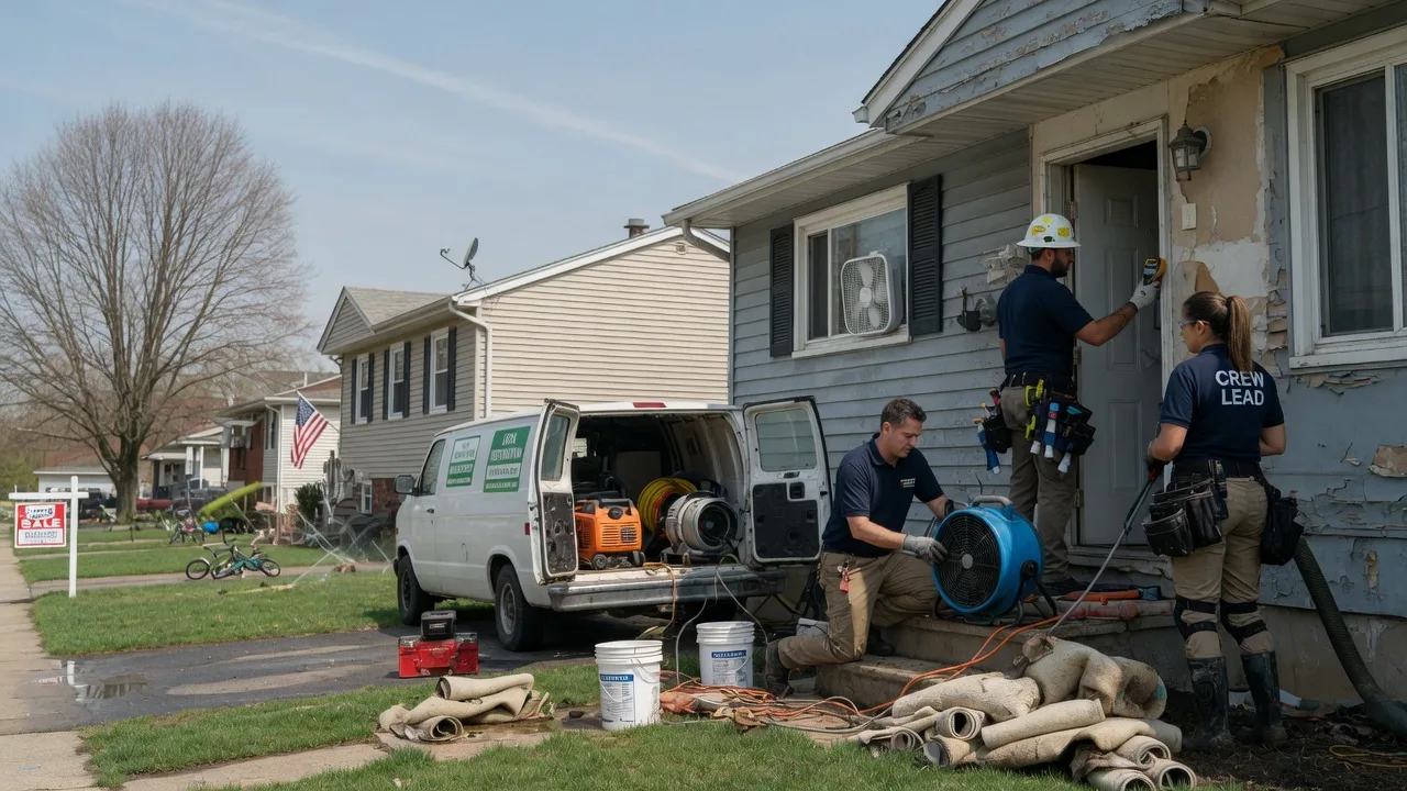 Flood Cleanup in University Center, MI near me